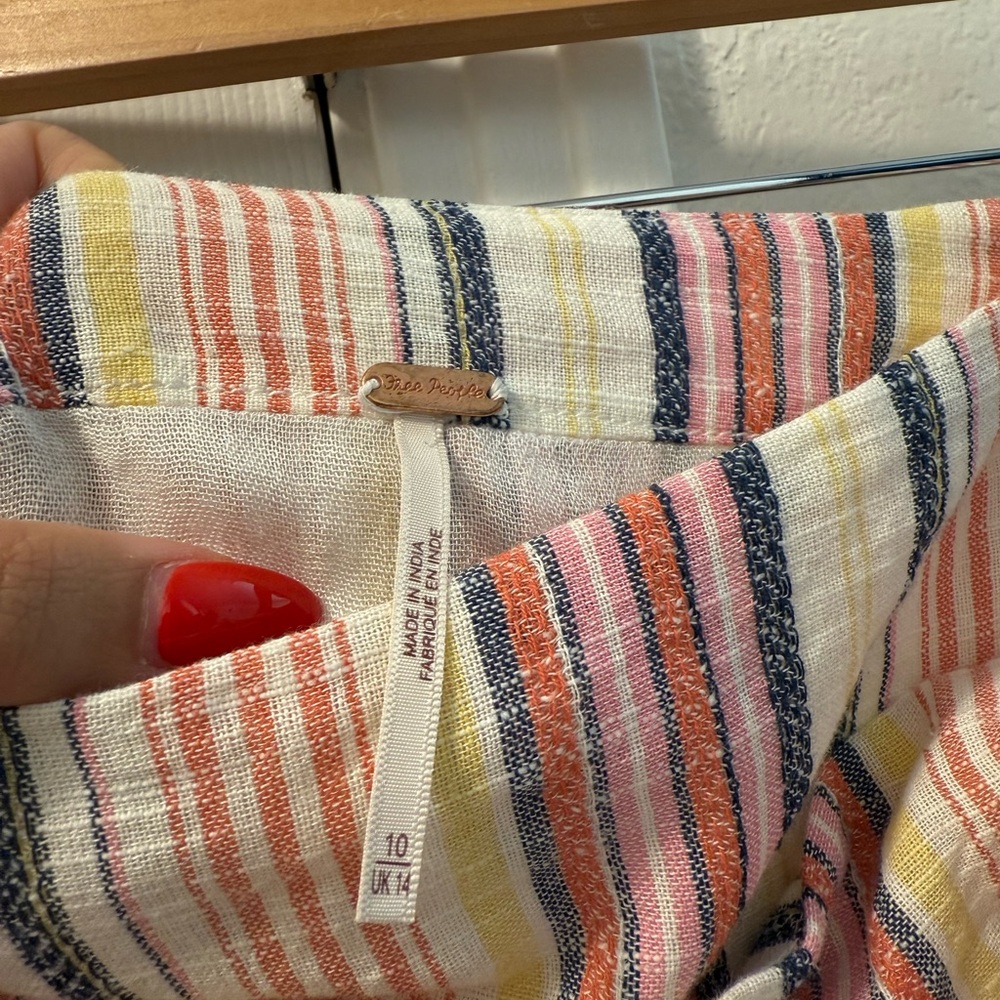 Free People Multicolor Striped Skirt - Picture 3 of 3